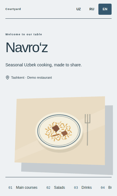 3D Food Cards